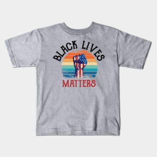 Black Lives Matter african american Kids T-Shirt